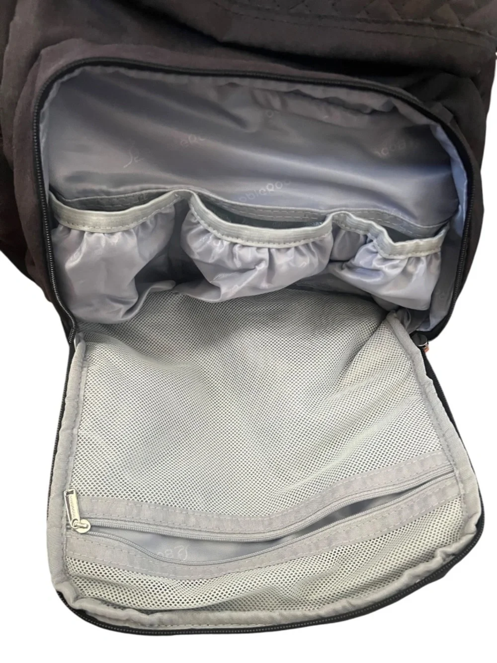 BabbleRoo Black Diaper Bag Backpack Large Capacity Travel Baby Bag
